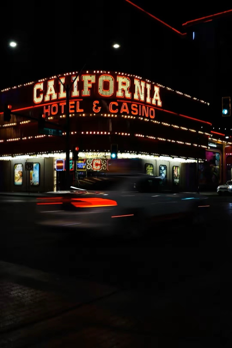 Las Vegas street photography at night