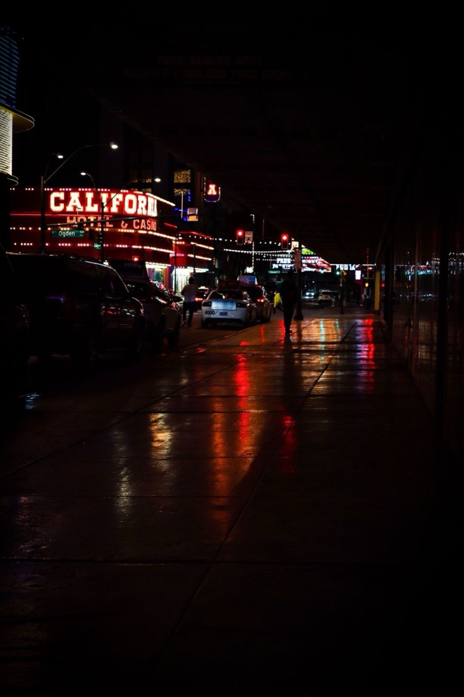 Las Vegas street photography at night