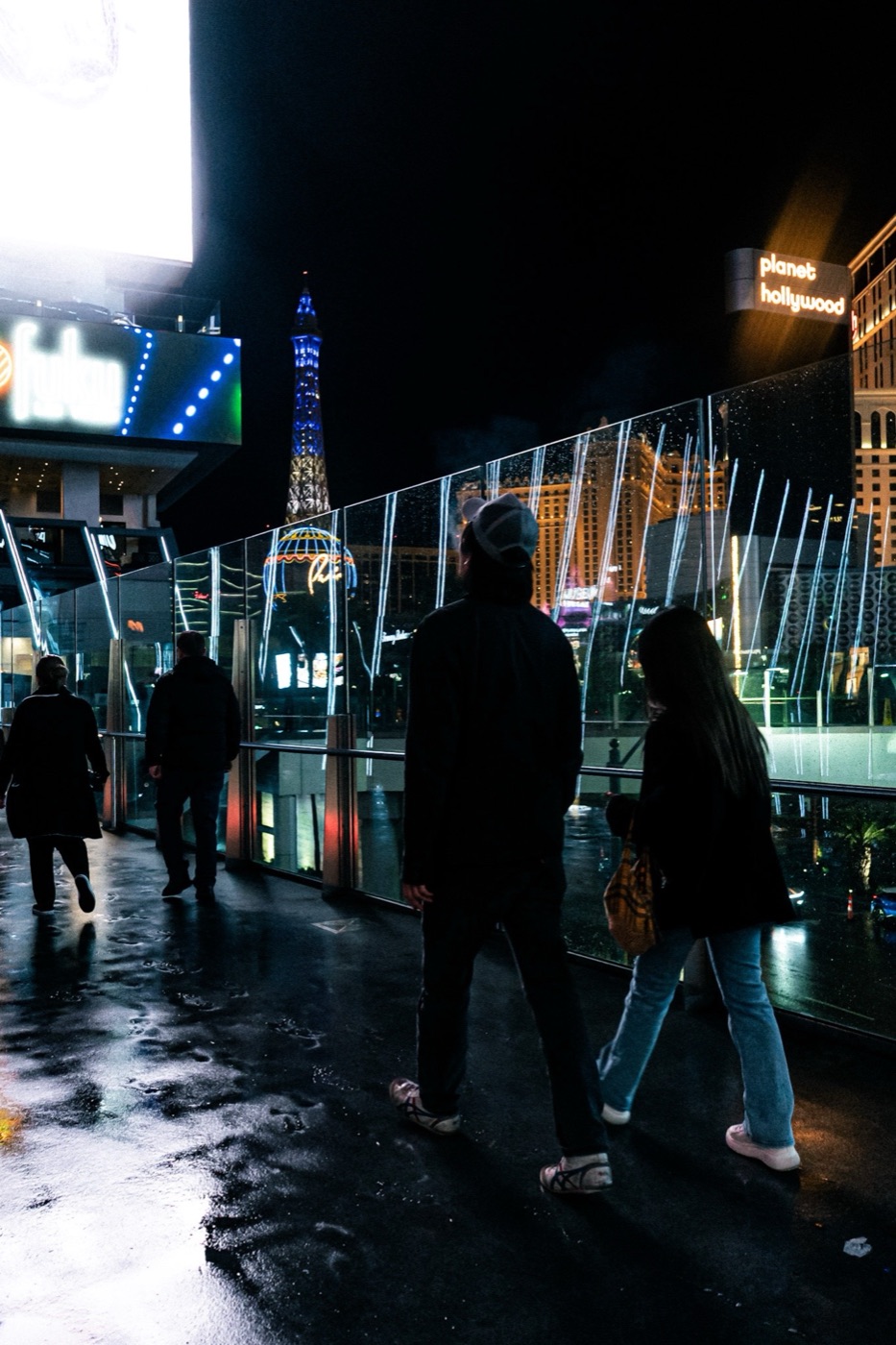 Las Vegas street photography at night